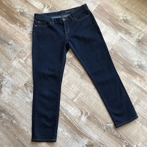 Gap dark wash premium skinny jeans